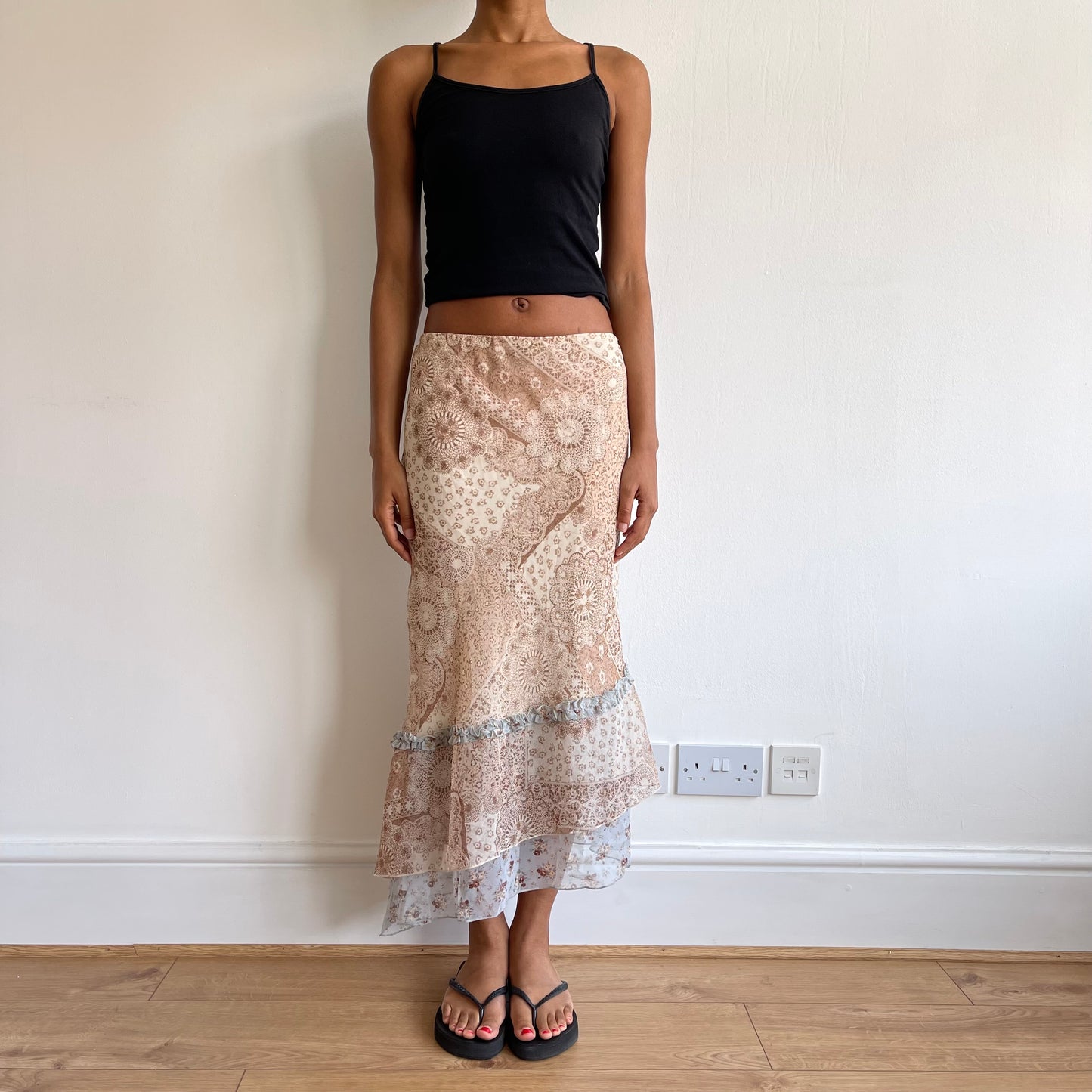 Paisley midi skirt - Size S