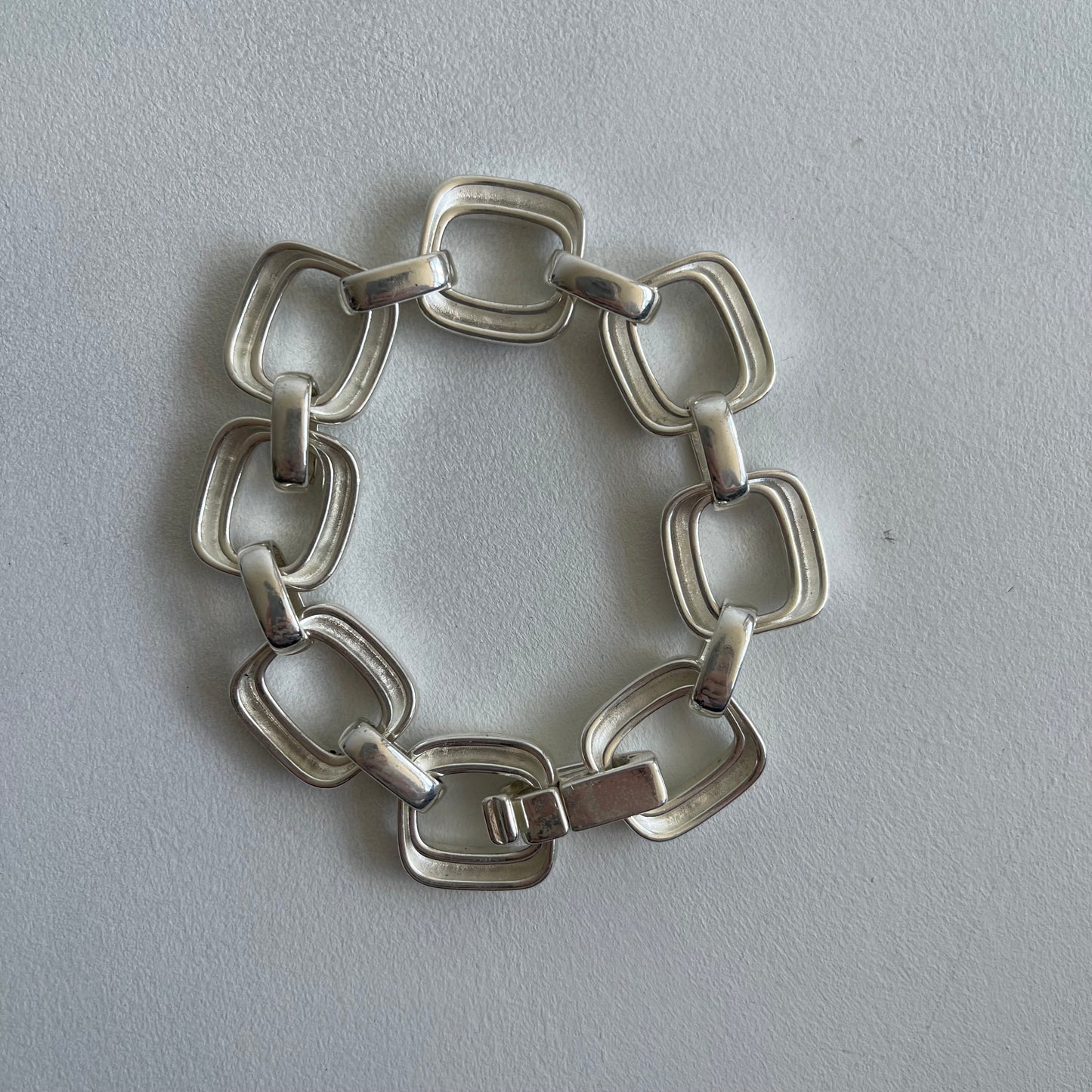 Silver link bracelet - O/S