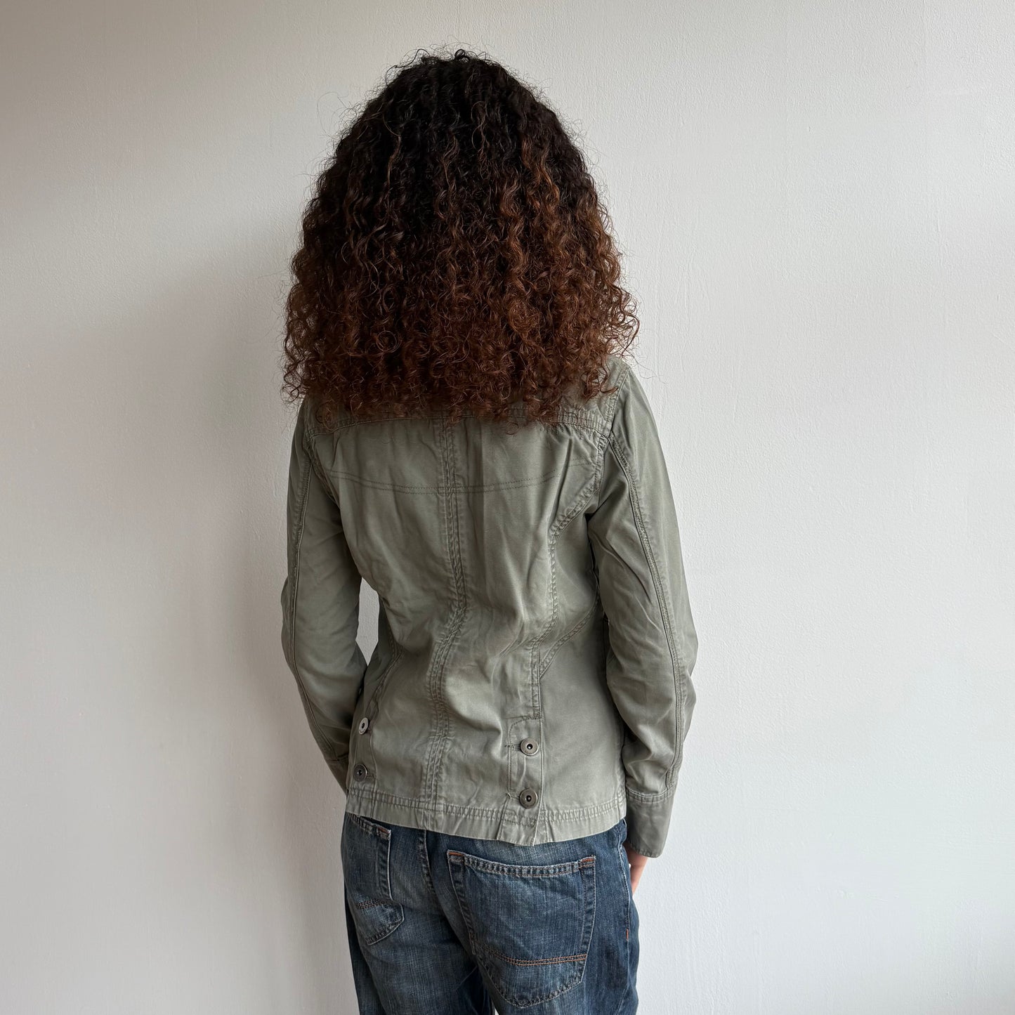 Khaki cargo jacket - Size M