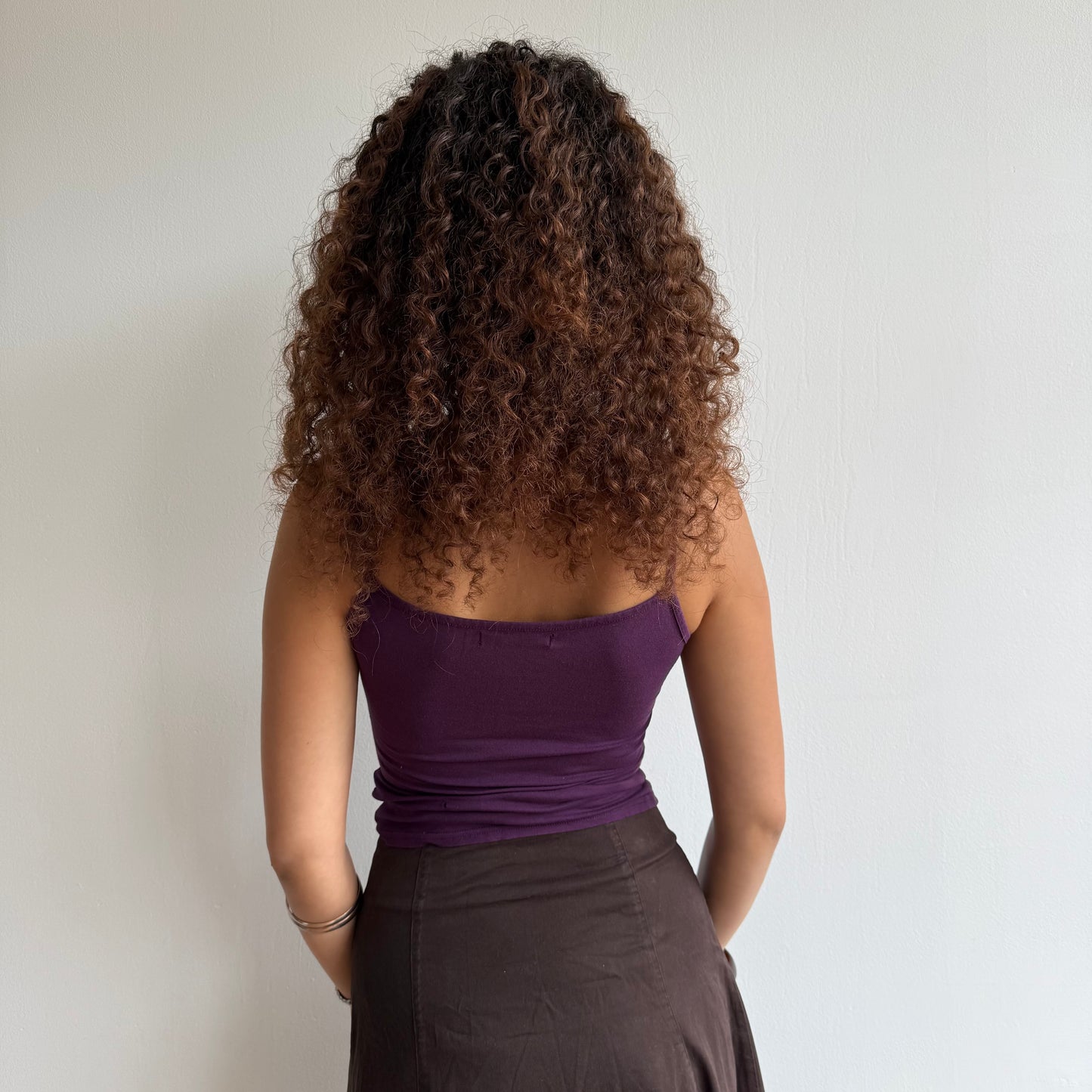 Purple slinky cami - Size S