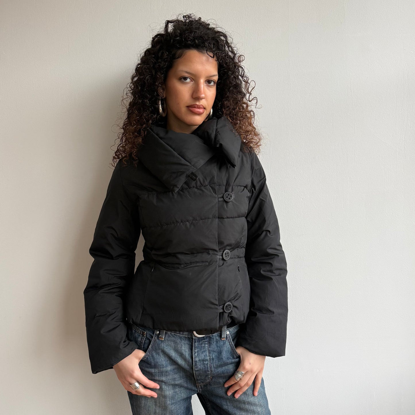Asymmetric corset puffer - Size S/M