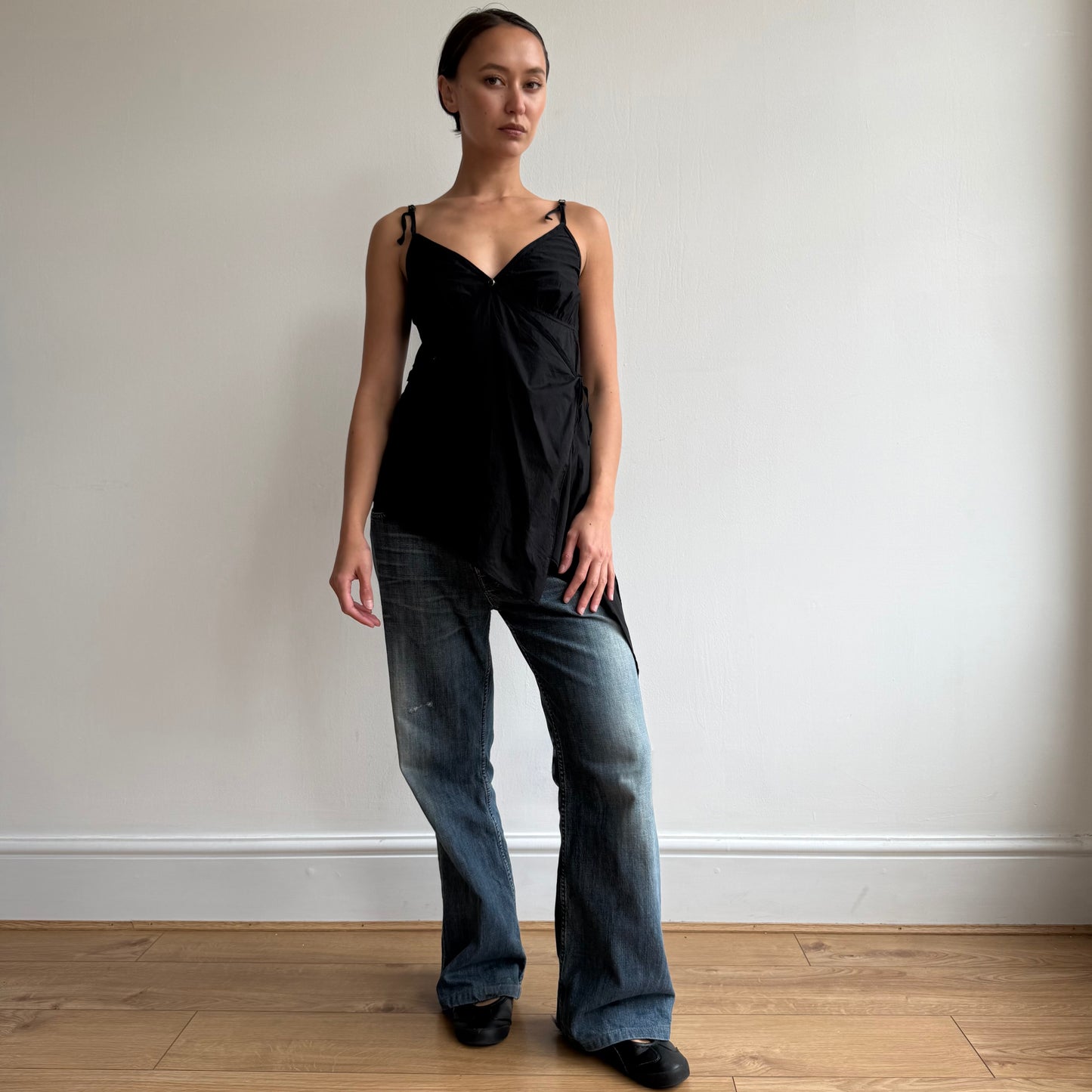 Cop Copine black cami top - Size M