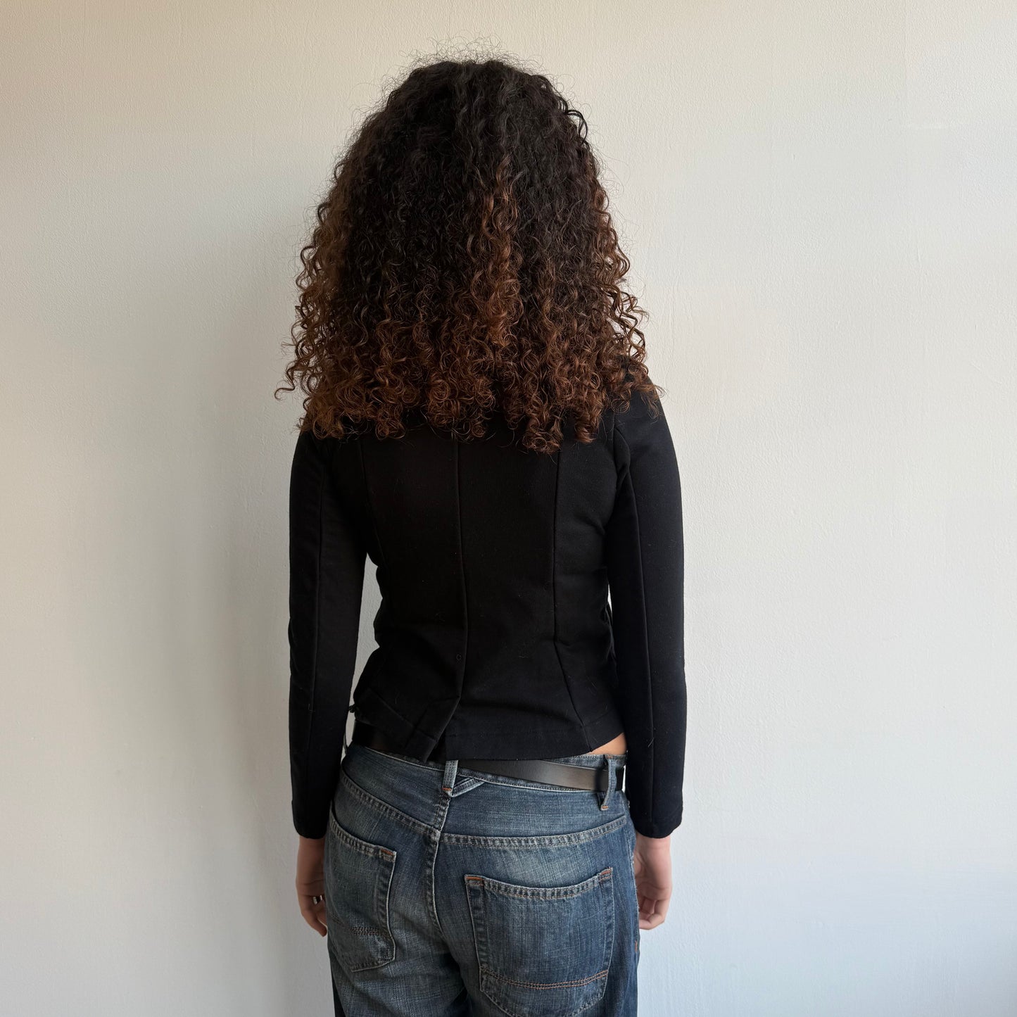 Black IKKS military peacoat jumper - Size S