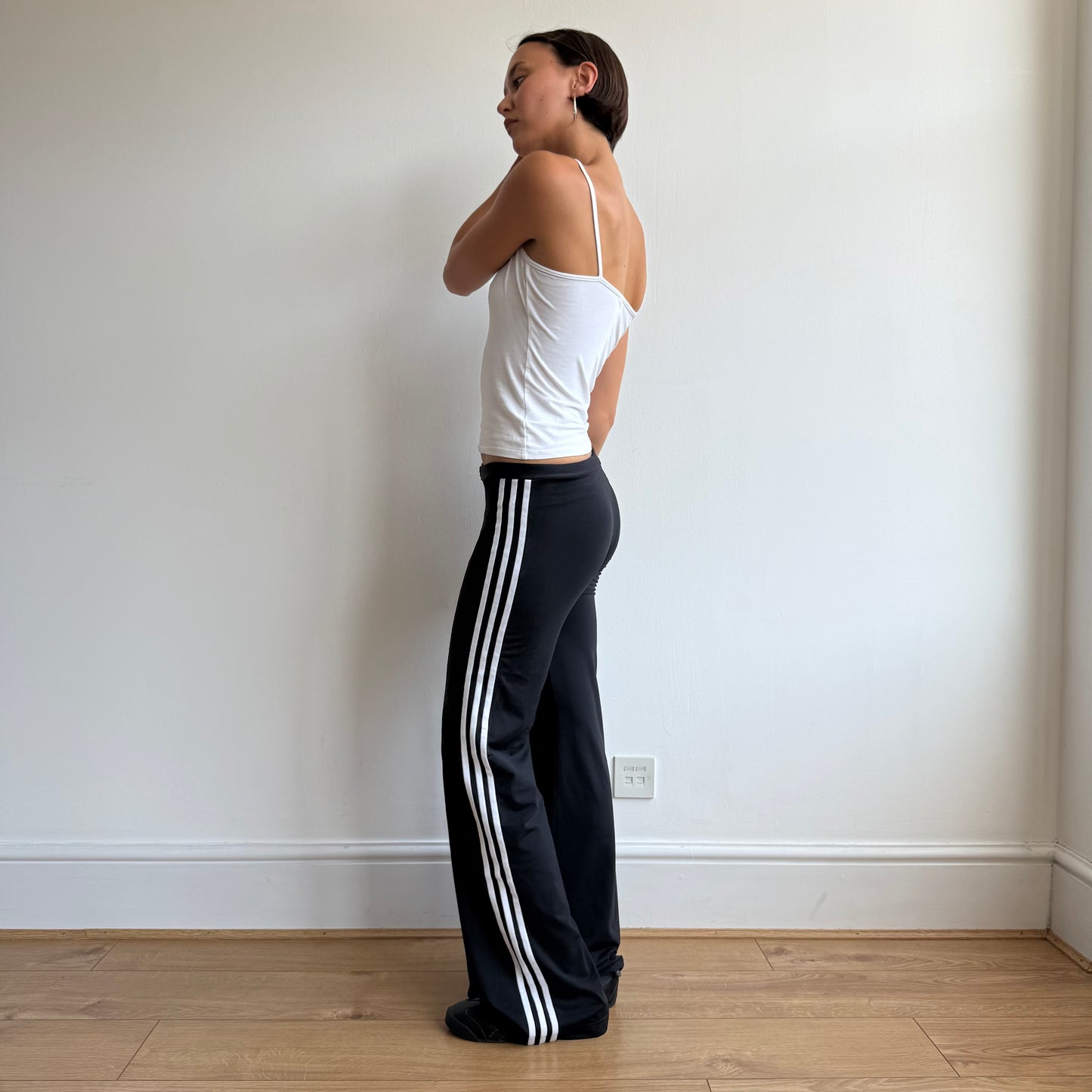 Black Adidas o-ring yoga pants - Size S