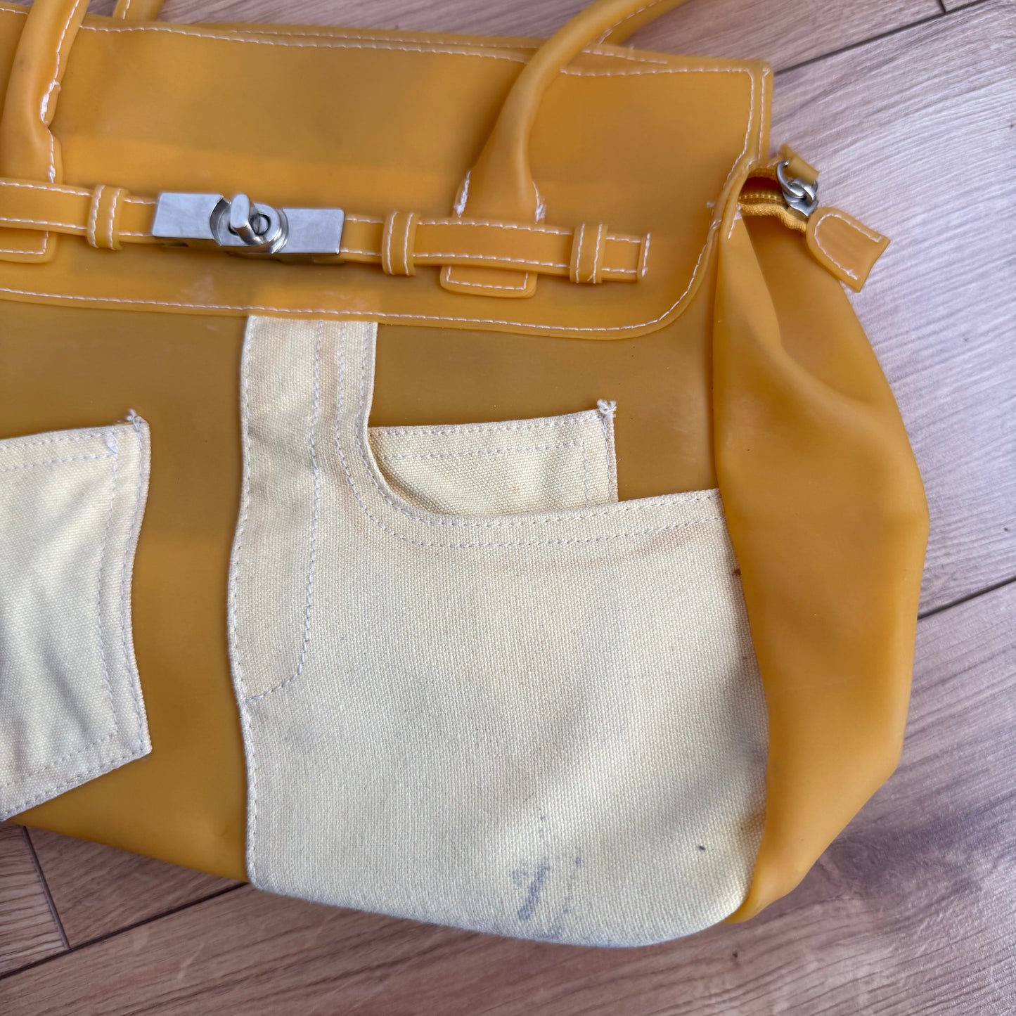 Orange jelly ‘firkin’ bag - One Size