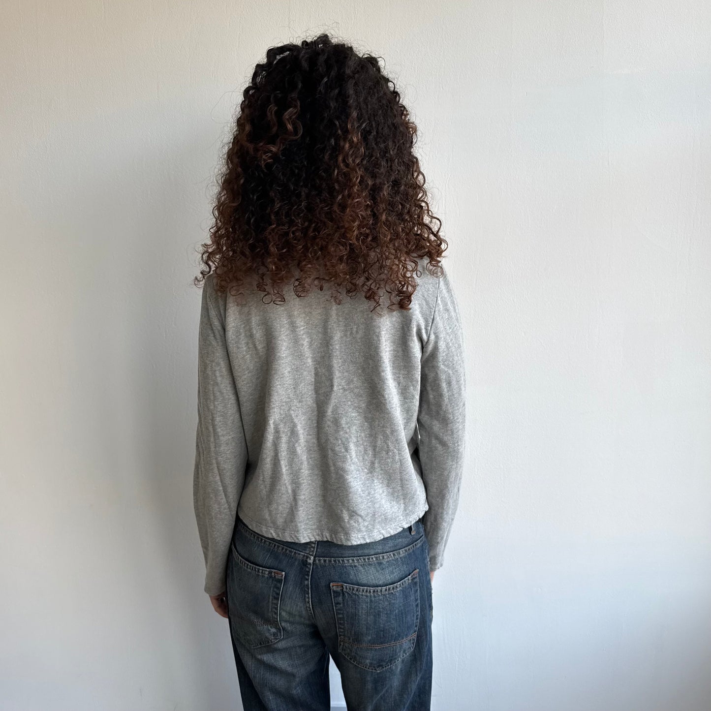 Grey military jumper - Size S