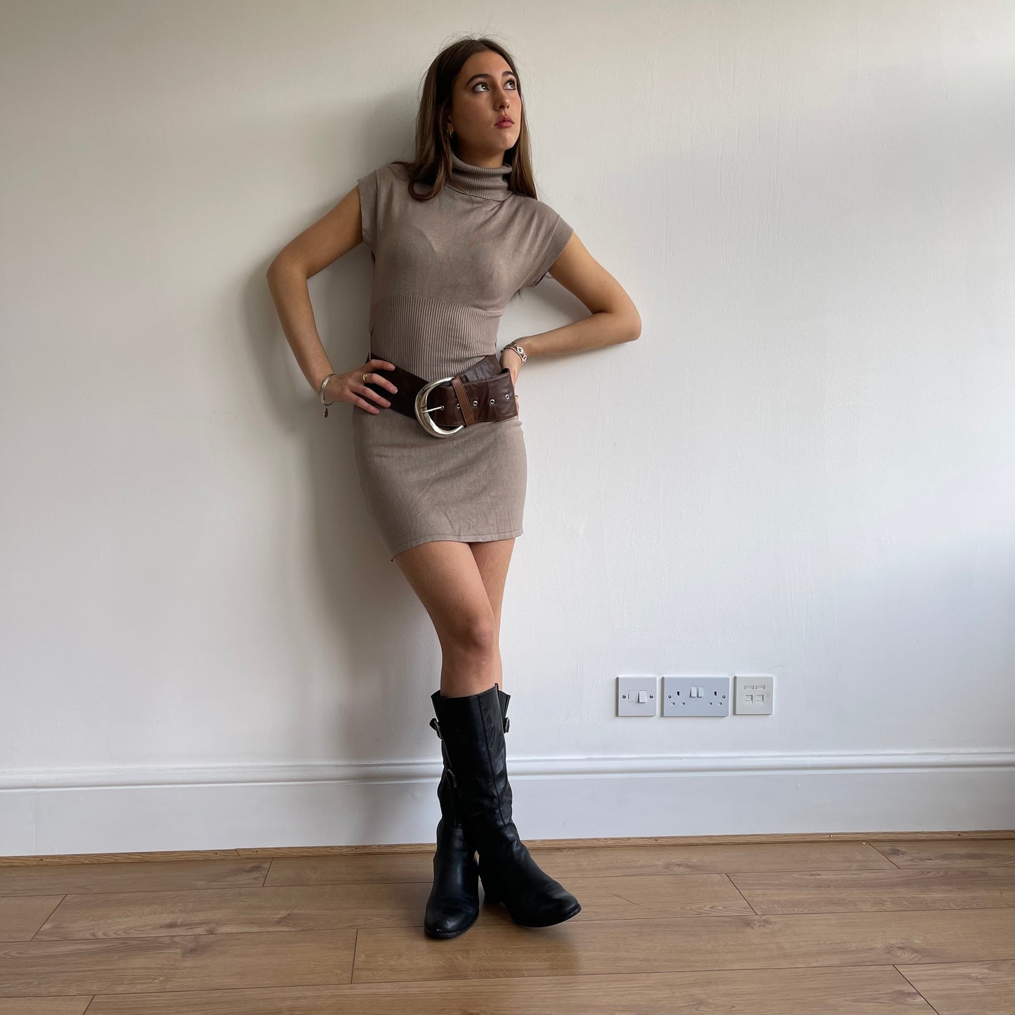 Large brown belt - OS