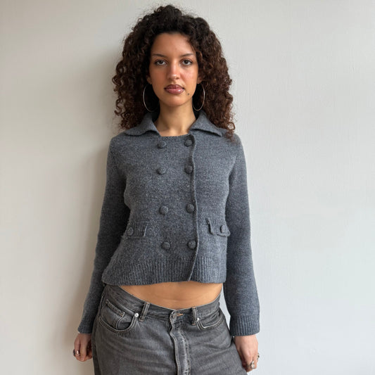 Grey pea-knit - Size S