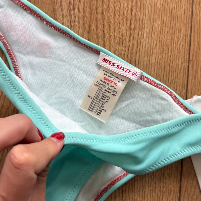 BNWT Miss Sixty turquoise Bikini - Size S