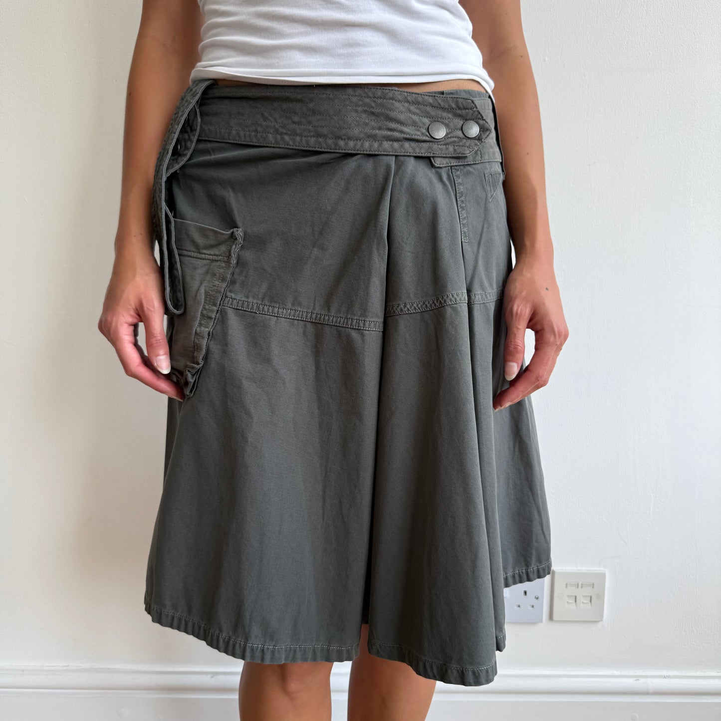 Khaki Diesel cargo skirt - Size S