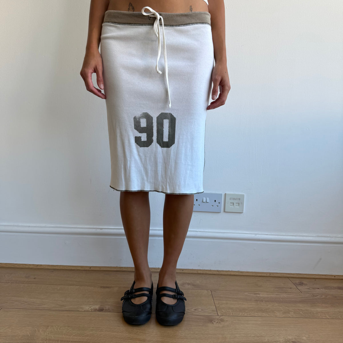 Number 90 graphic midi skirt - Size S-M