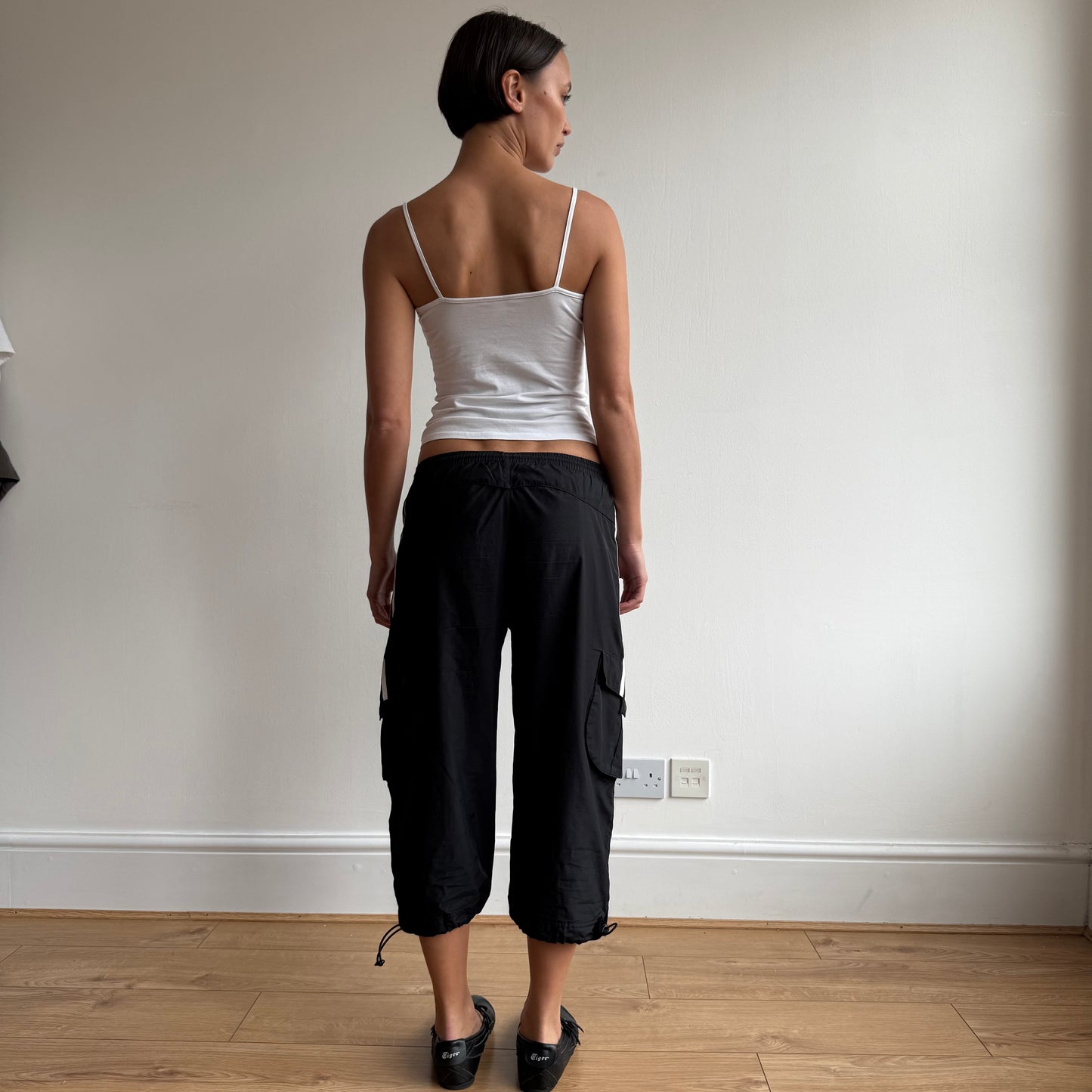Black Adidas pocket capris - Size S