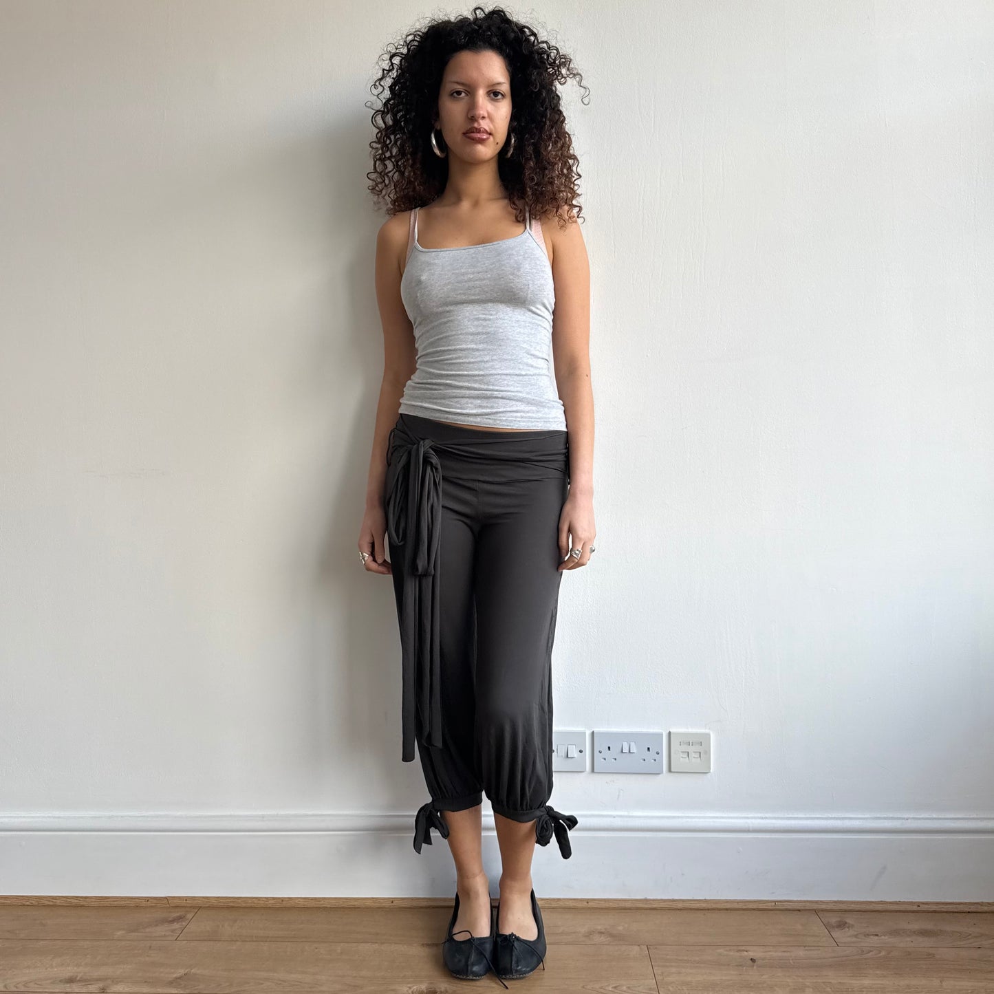 Charcoal Cop Copine harem pants - Size S