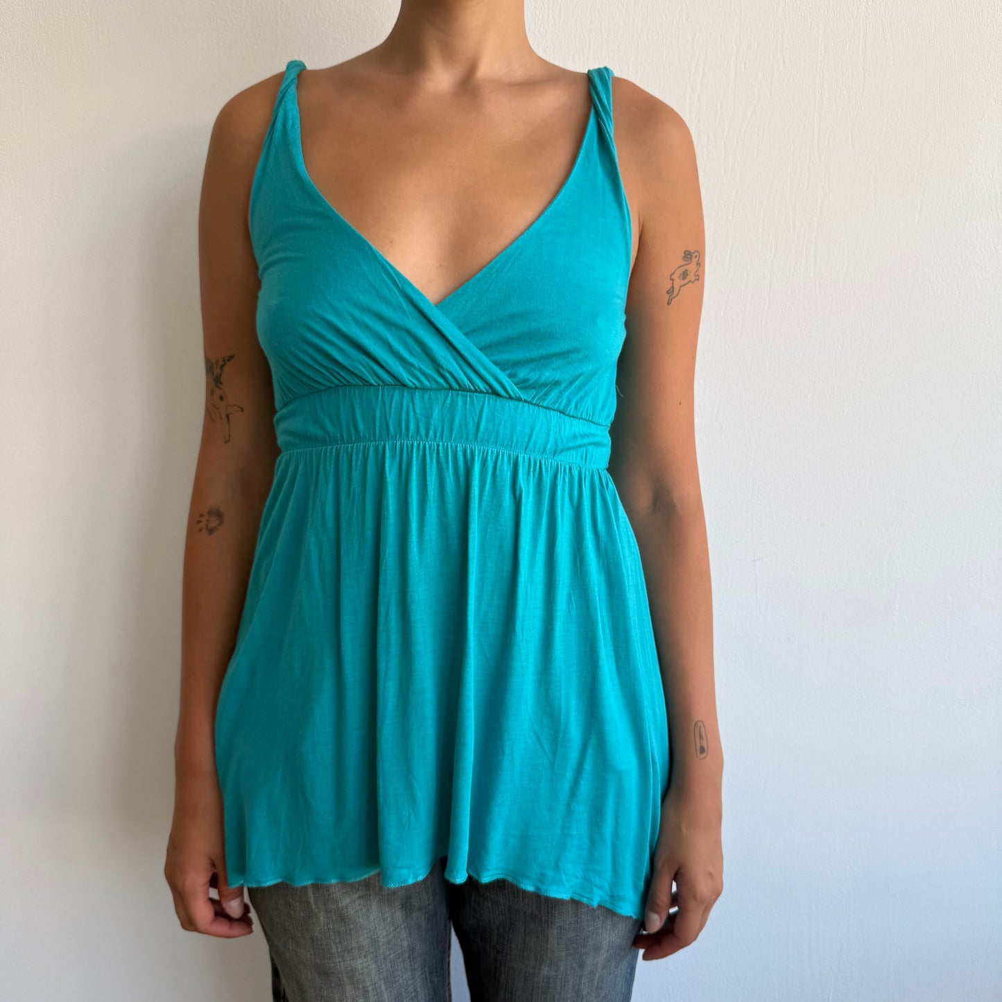 Teal floaty top - Size S