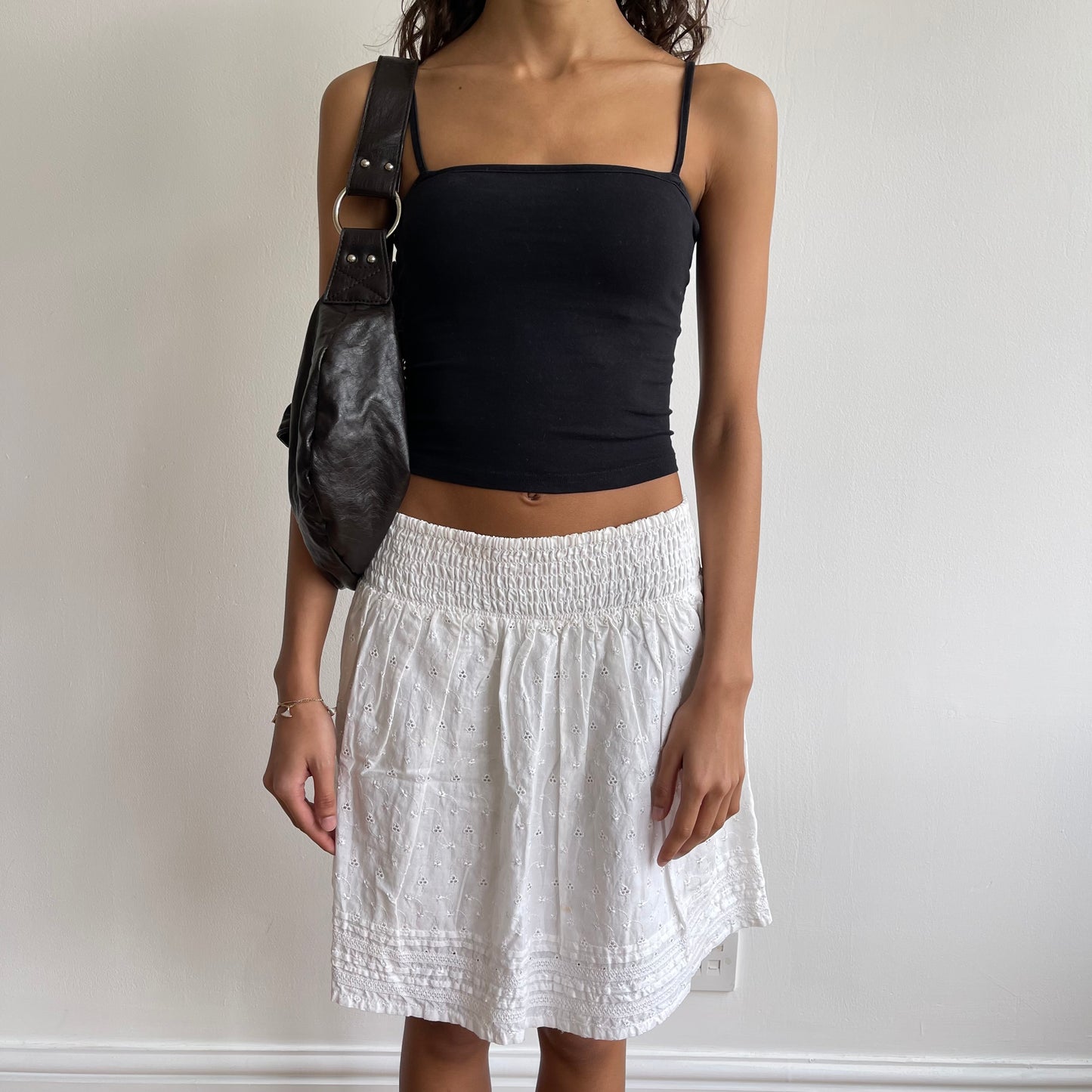 White boho skirt - Size S