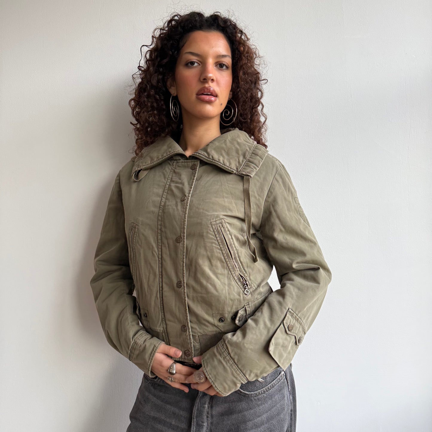 Khaki Levi’s bomber - Size M