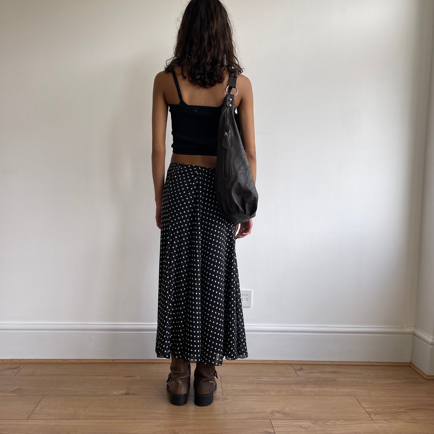 Polka dot midi skirt - Size S/M