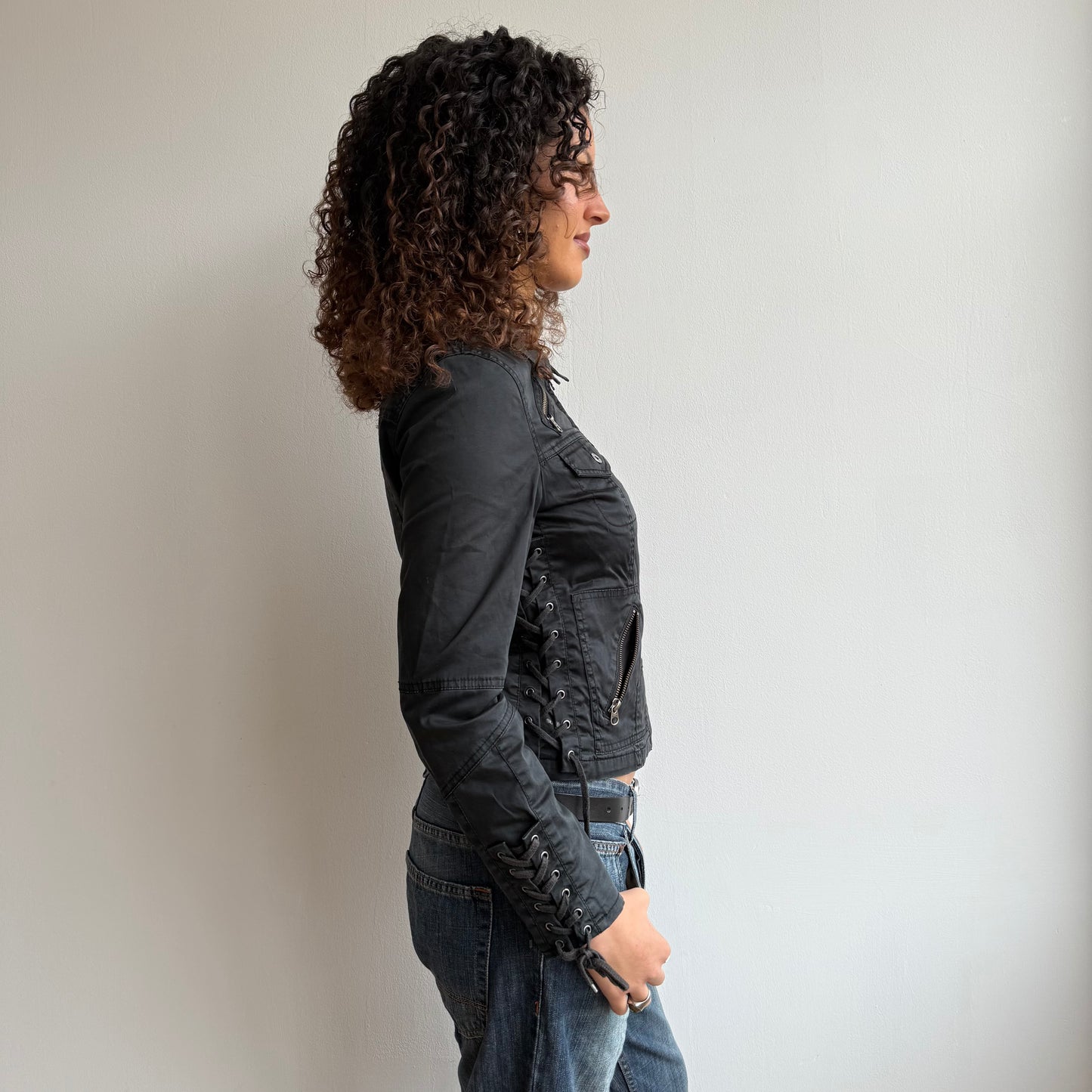 Black corset jacket - Size S