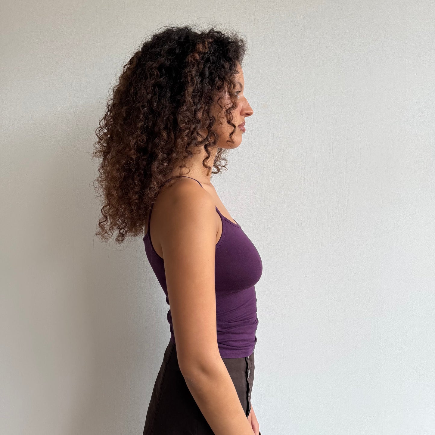 Purple slinky cami - Size S