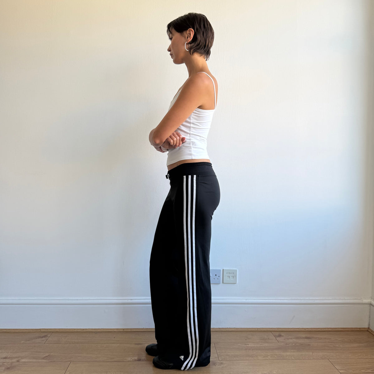 Adidas toggle waist yoga pants - Size S