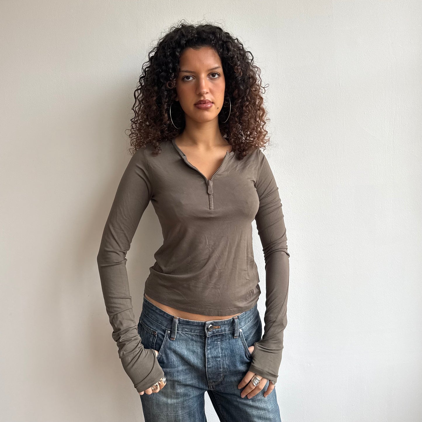 Cop Copine zip top - Size S