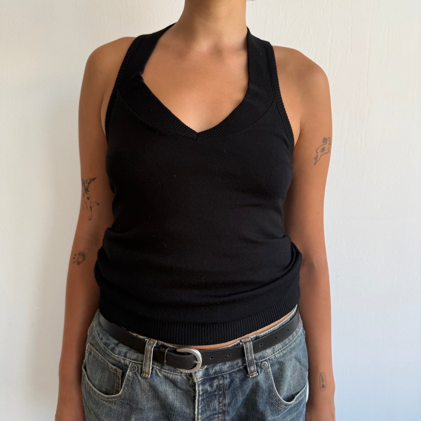 Miss Sixty black knit top - Size S