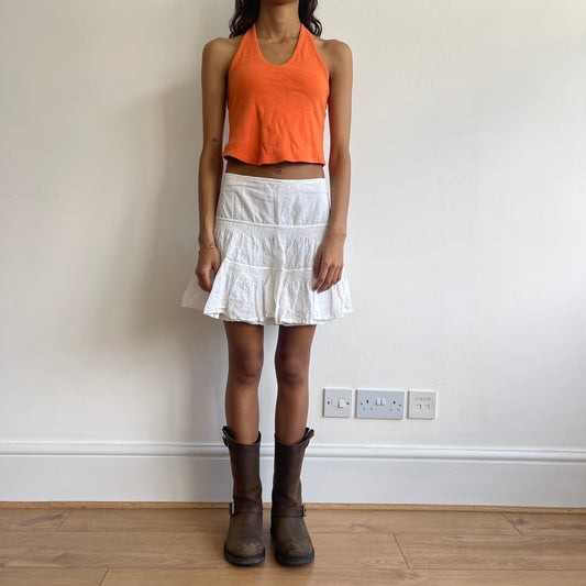 Orange halterneck - Size S