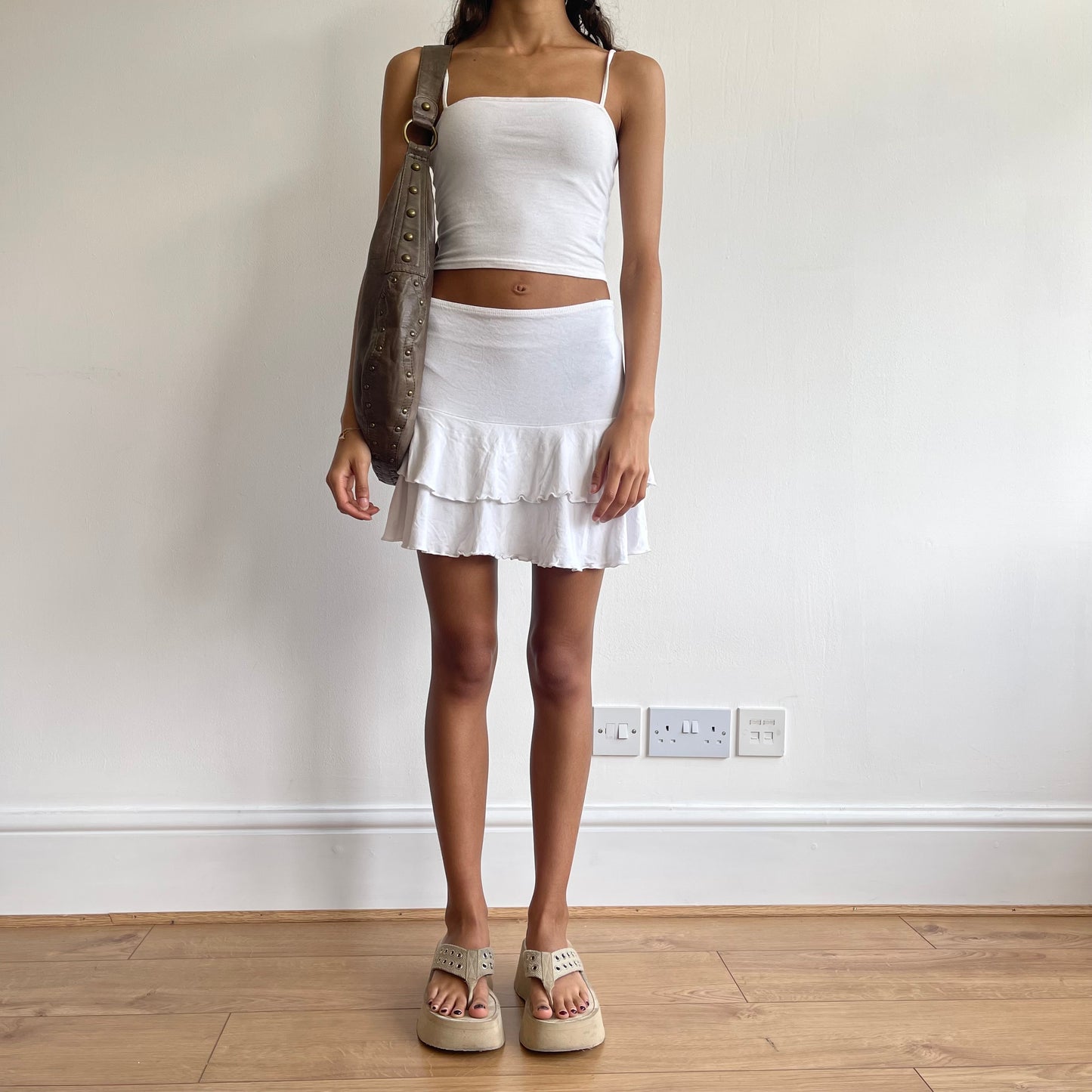 White rara mini skirt - Size M