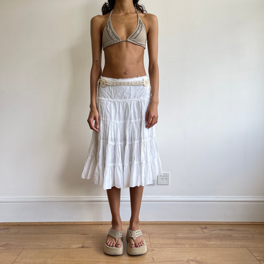 Khaki beaded bikini - Size S