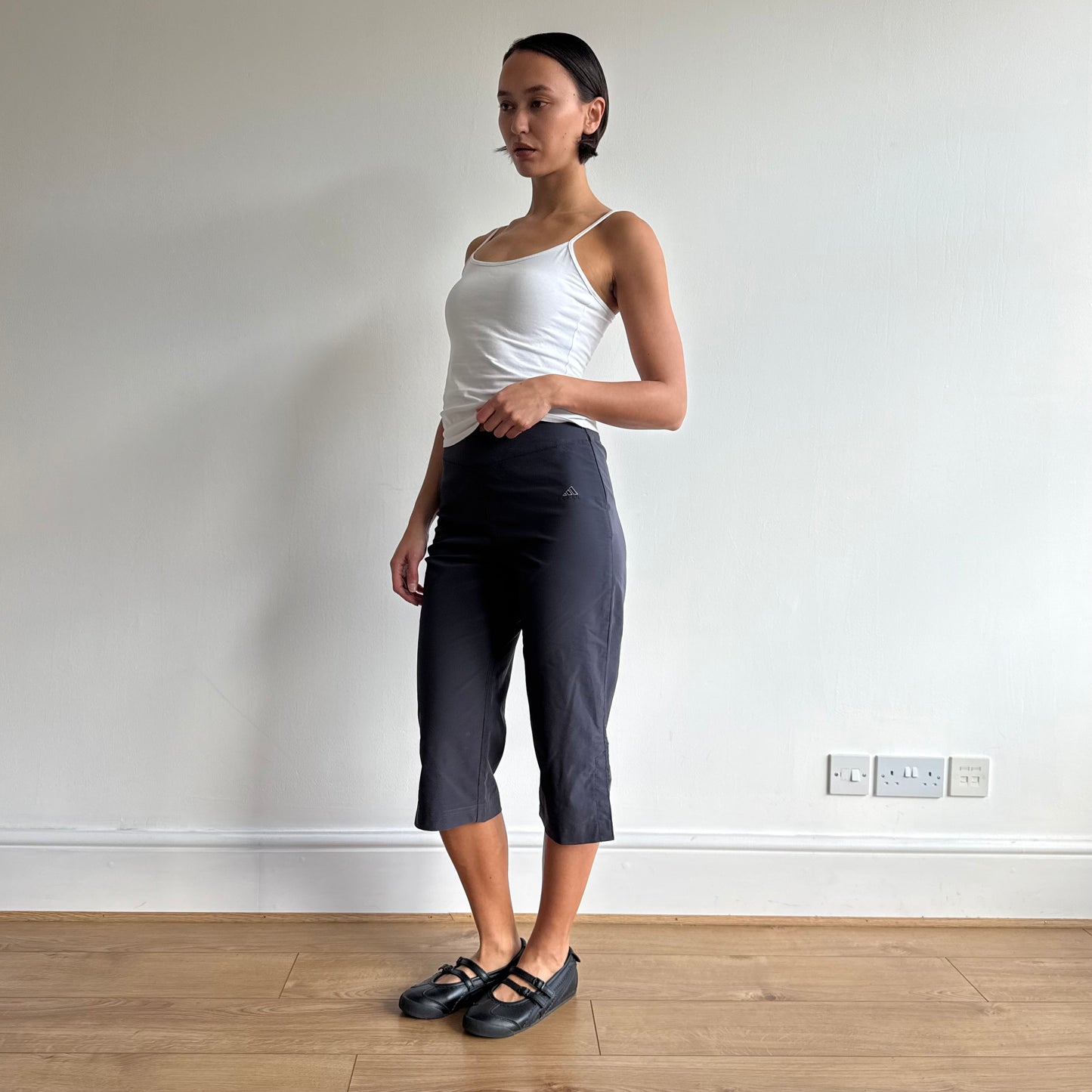 Navy Adidas 3/4 capris - Size XS + S