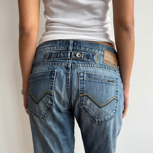Cinched ‘Énergie’ jeans - Size M