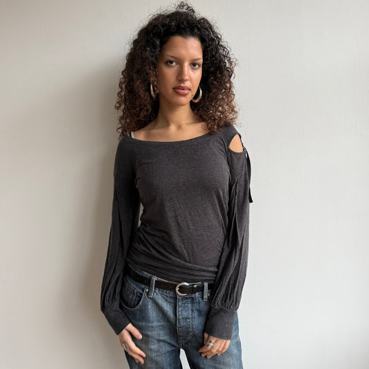 Charcoal Cop Copine knit - Size S + M