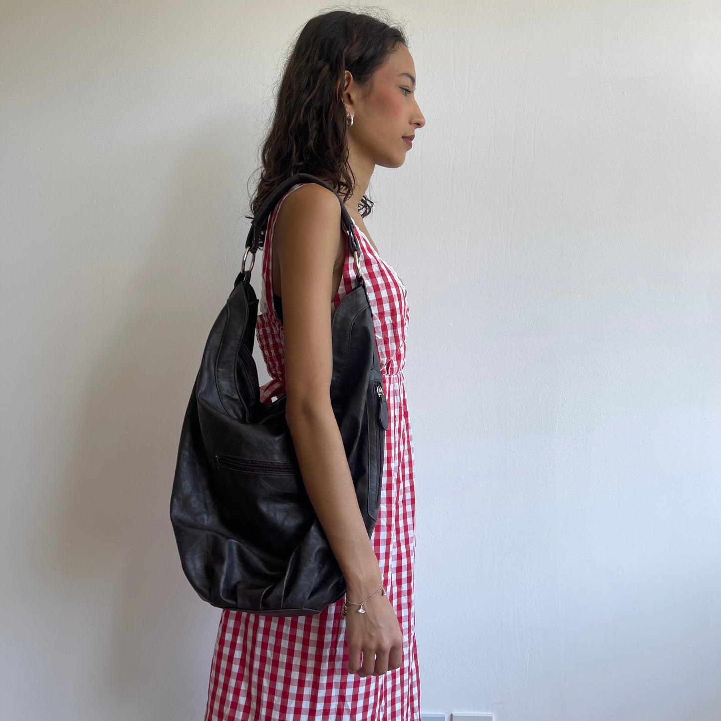 Brown o-ring bag - O/S