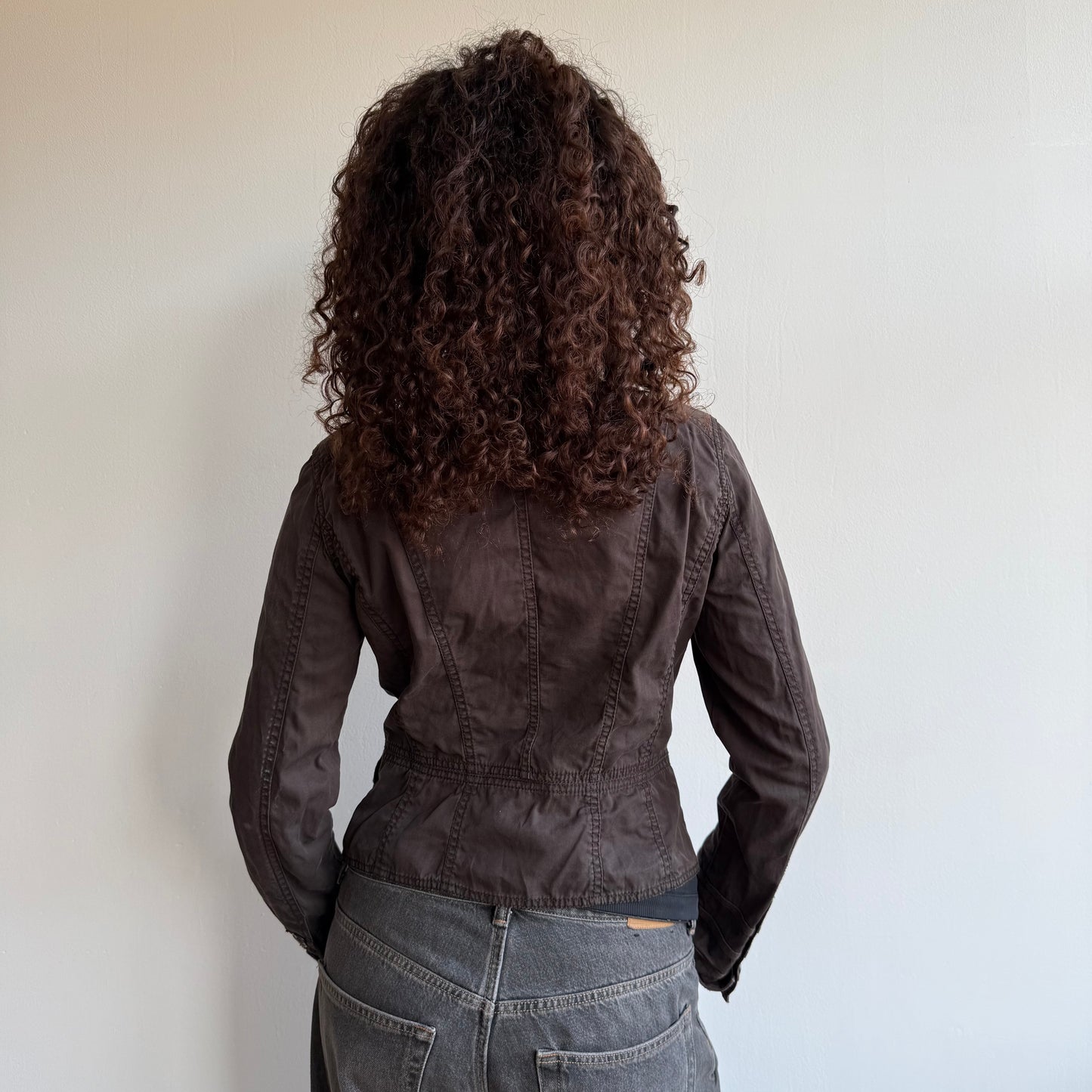 Brown military jacket - Size S