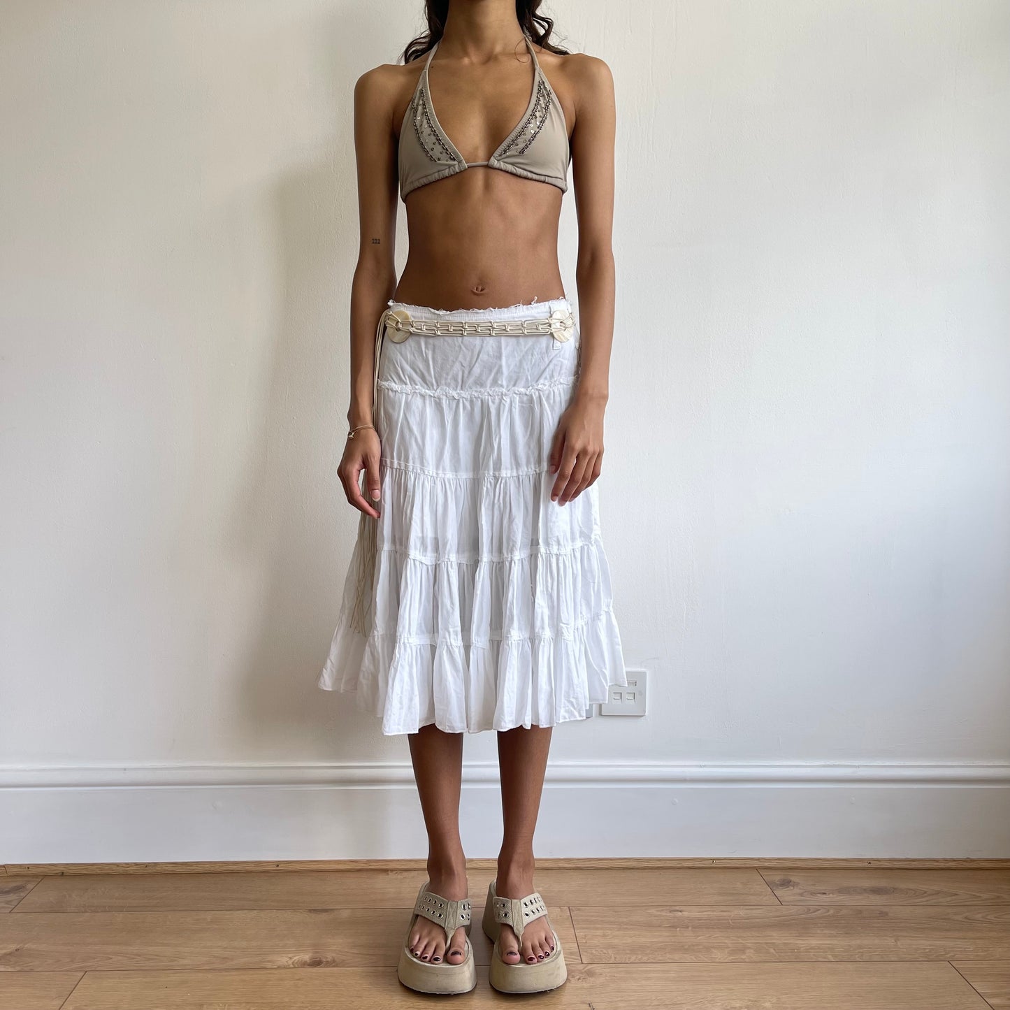Beaded shell belt - OS