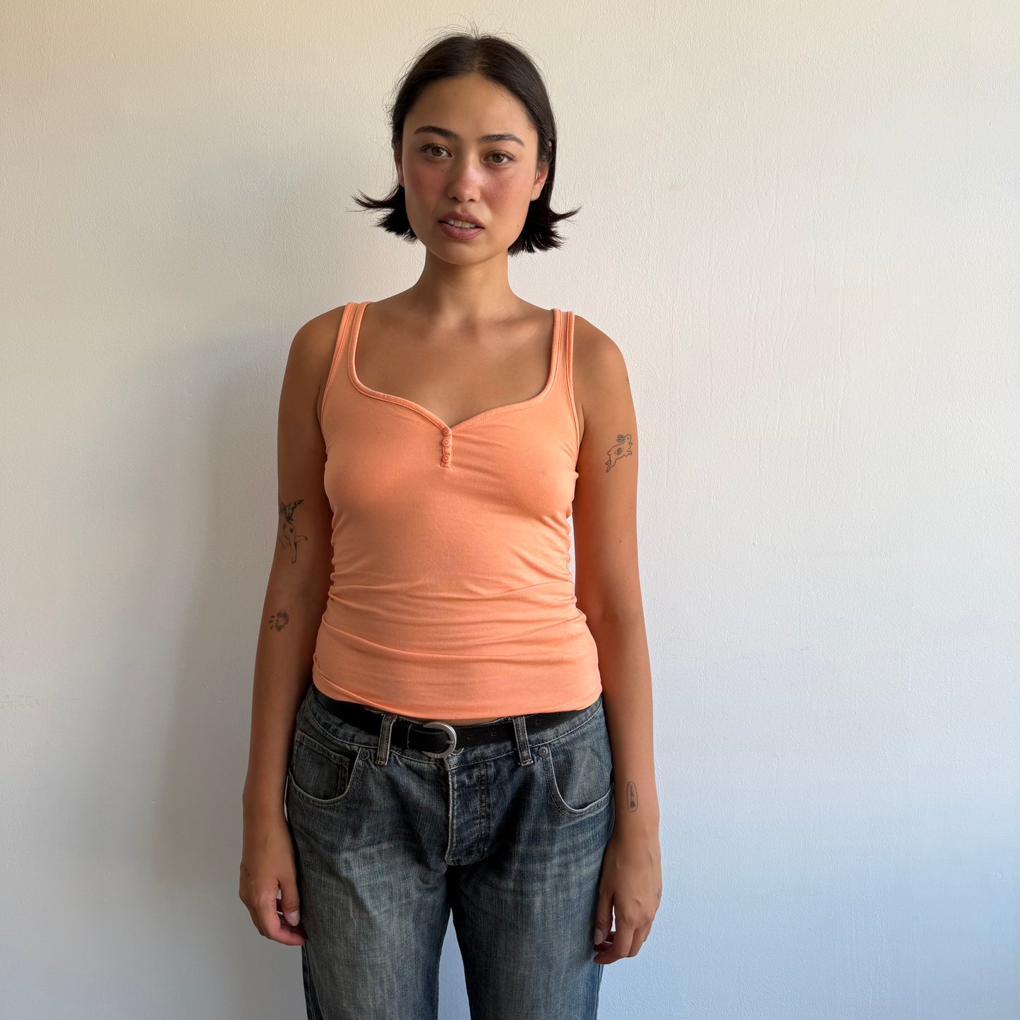 Apricot button front cami - Size S
