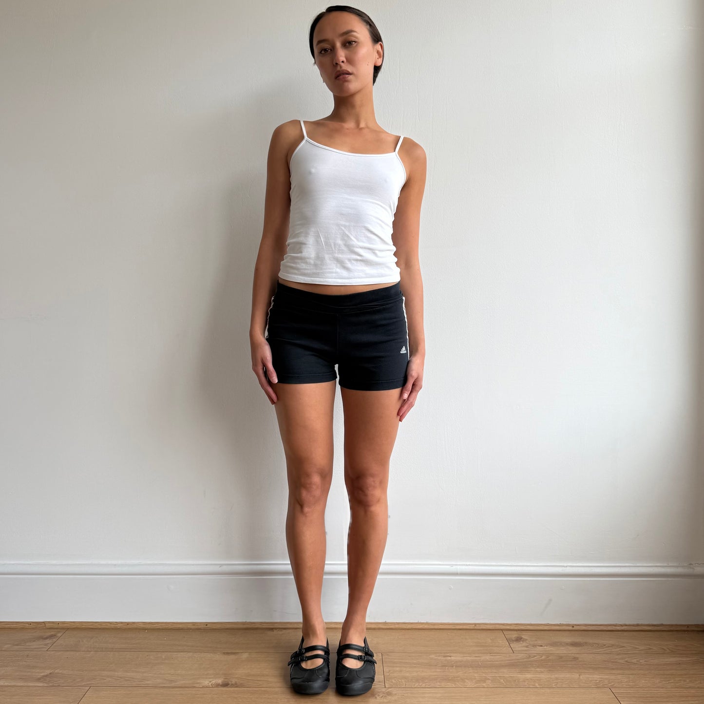 Navy Adidas mini shorts - Size S