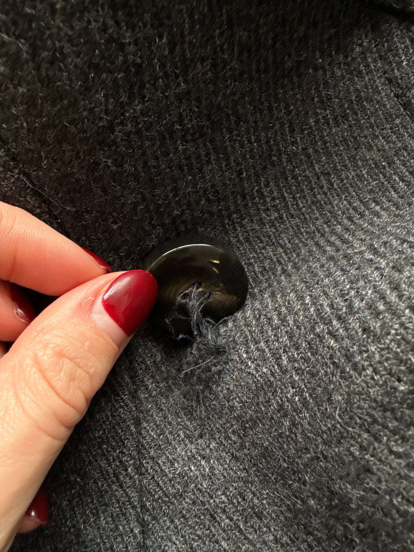 Grey peacoat dress - Size S