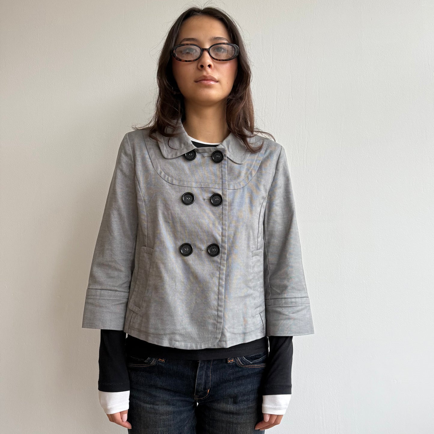 Grey swing jacket - Size S