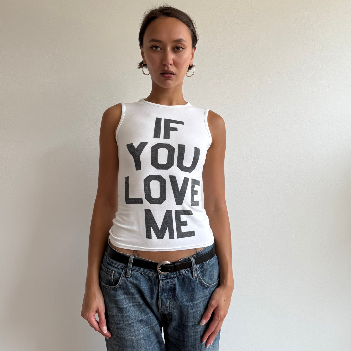 Morgan graphic tank top -Size S