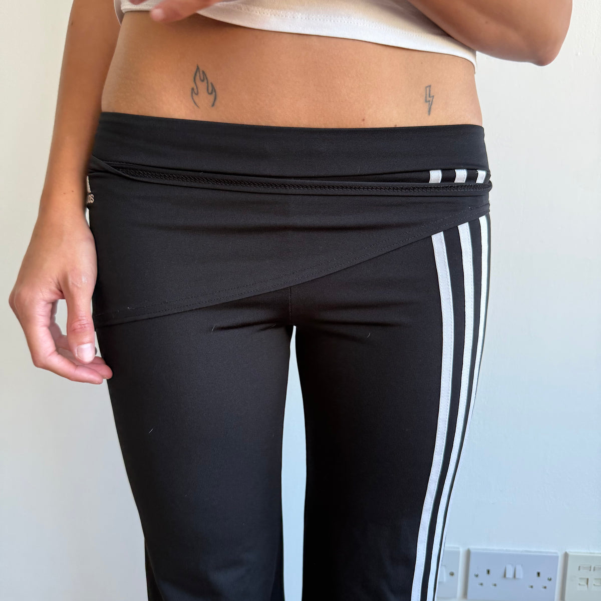 Black skirt Adidas pants - Size XS