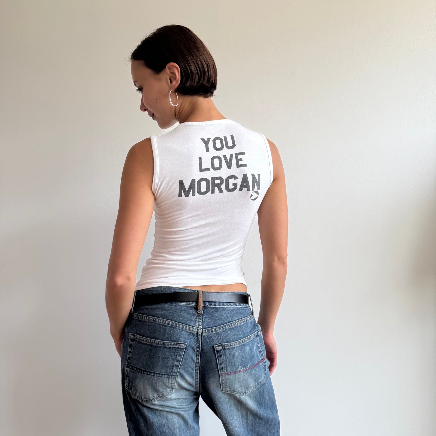 Morgan graphic tank top -Size S