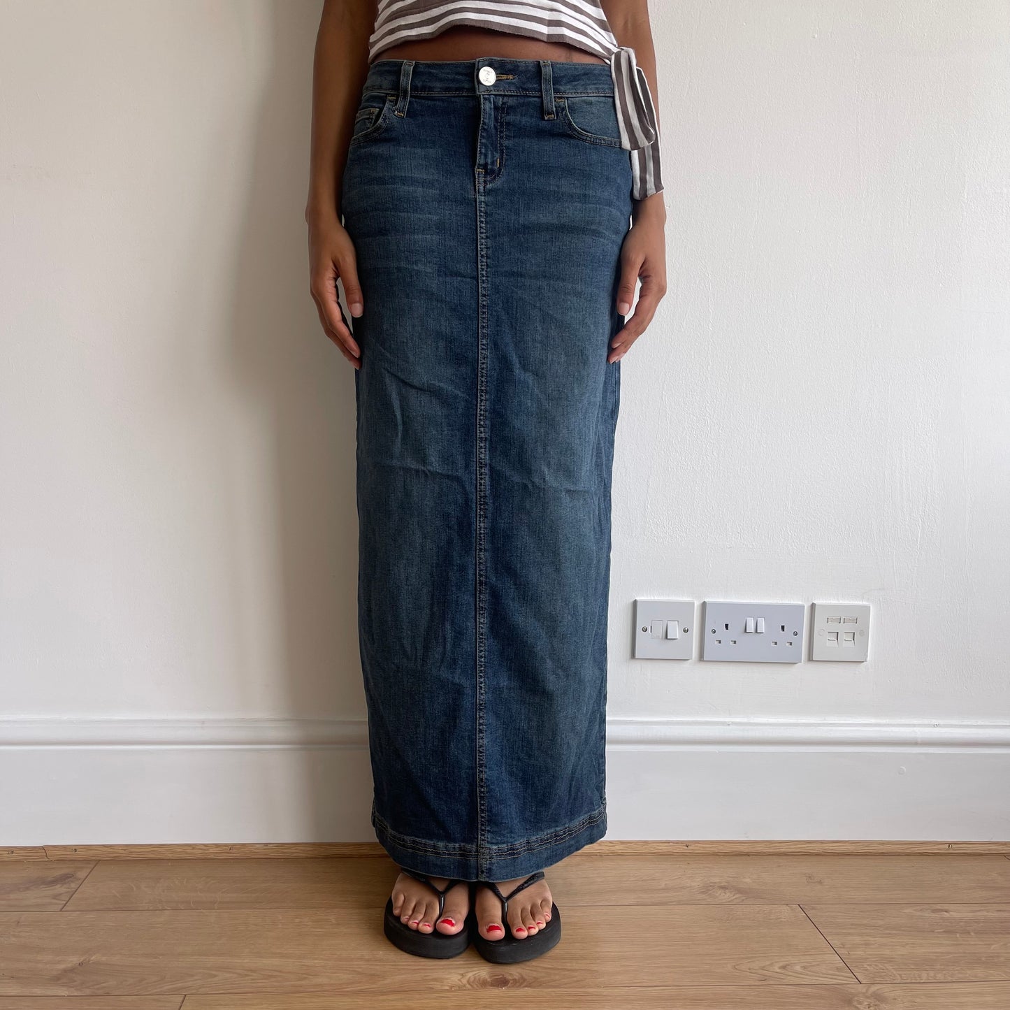 Denim maxi skirt - Size XS