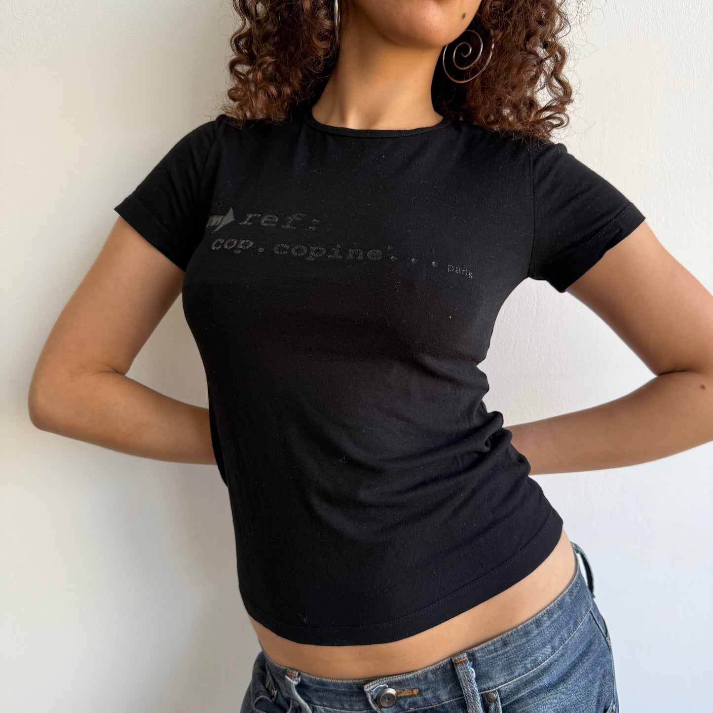 Cop Copine baby tee - Size S/M