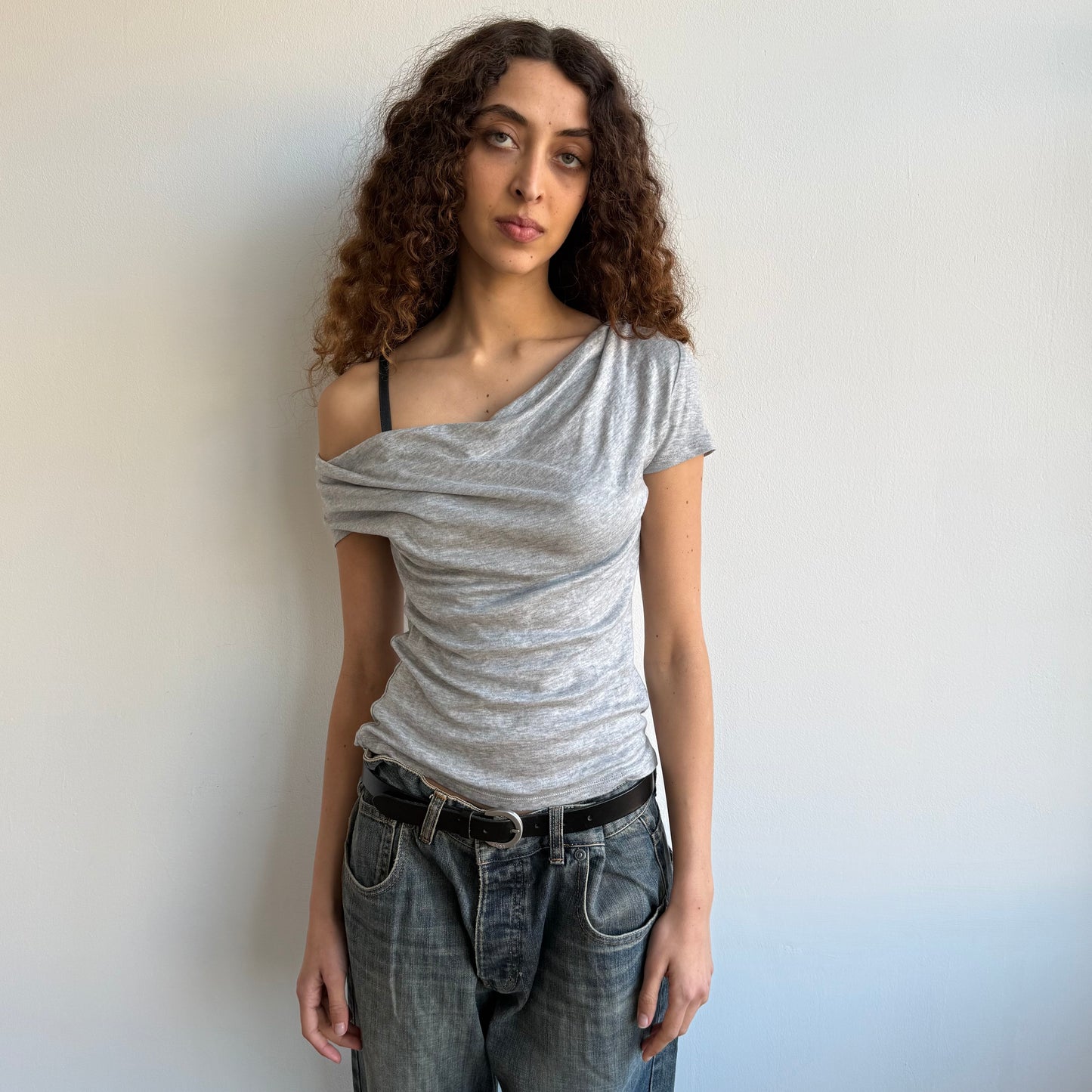 Grey slouchy t-shirt - Size S