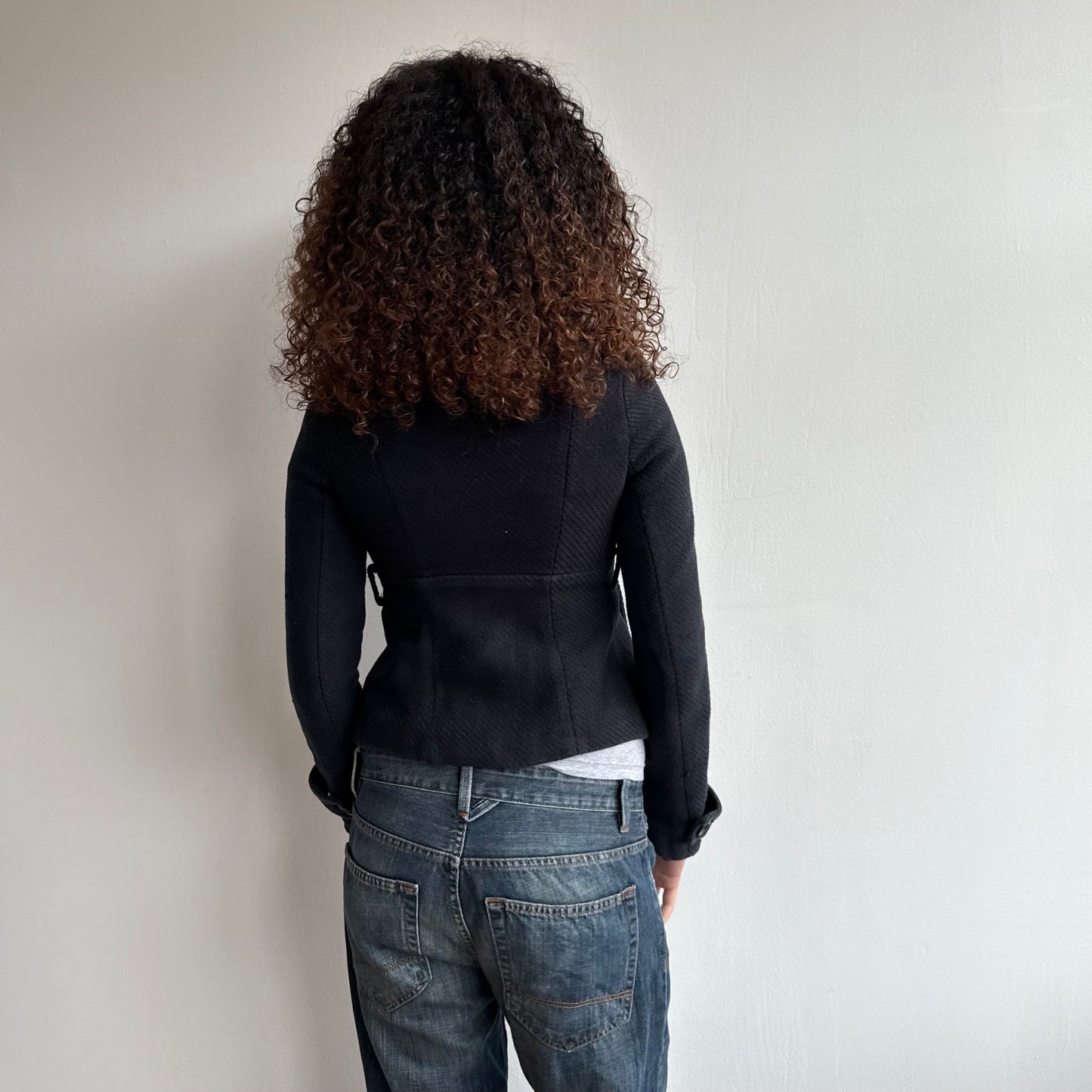 Black peacoat - Size XS/S