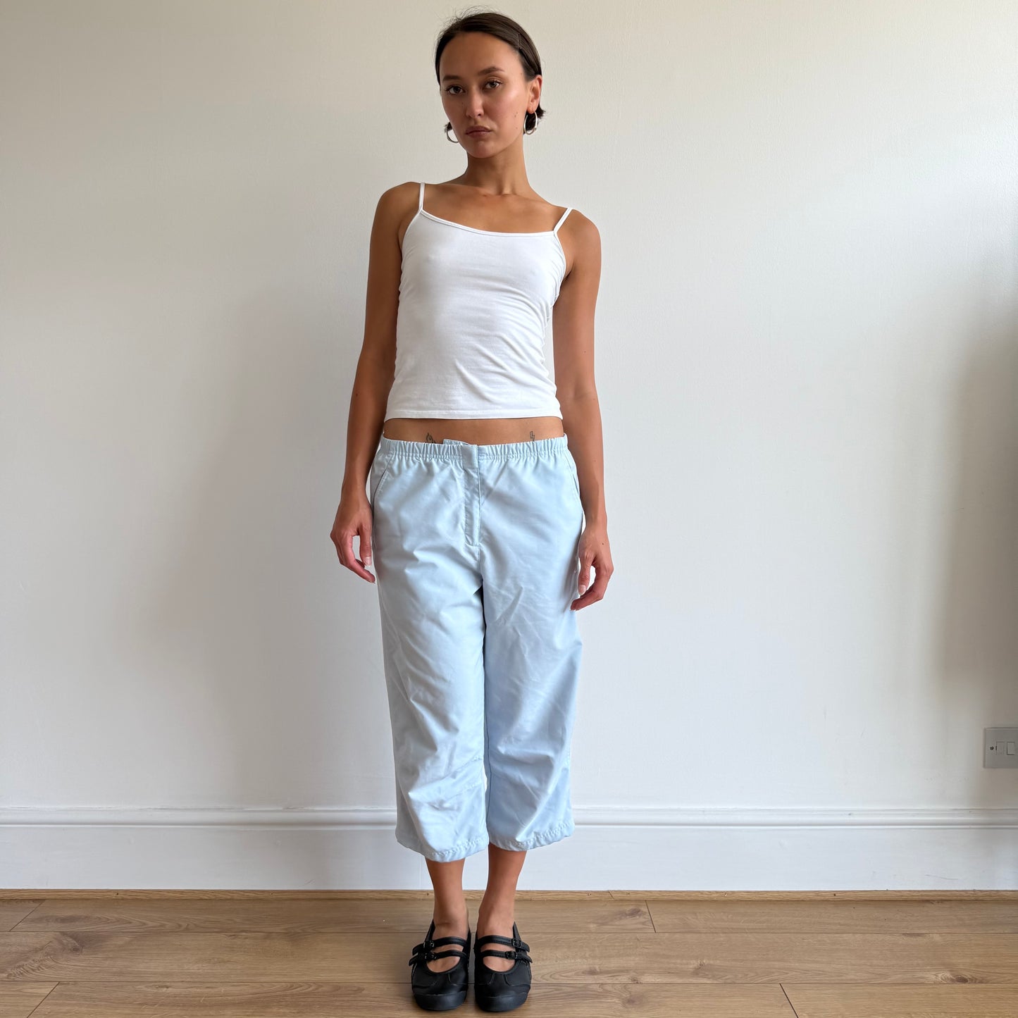 Baby blue Nike capris - Size S