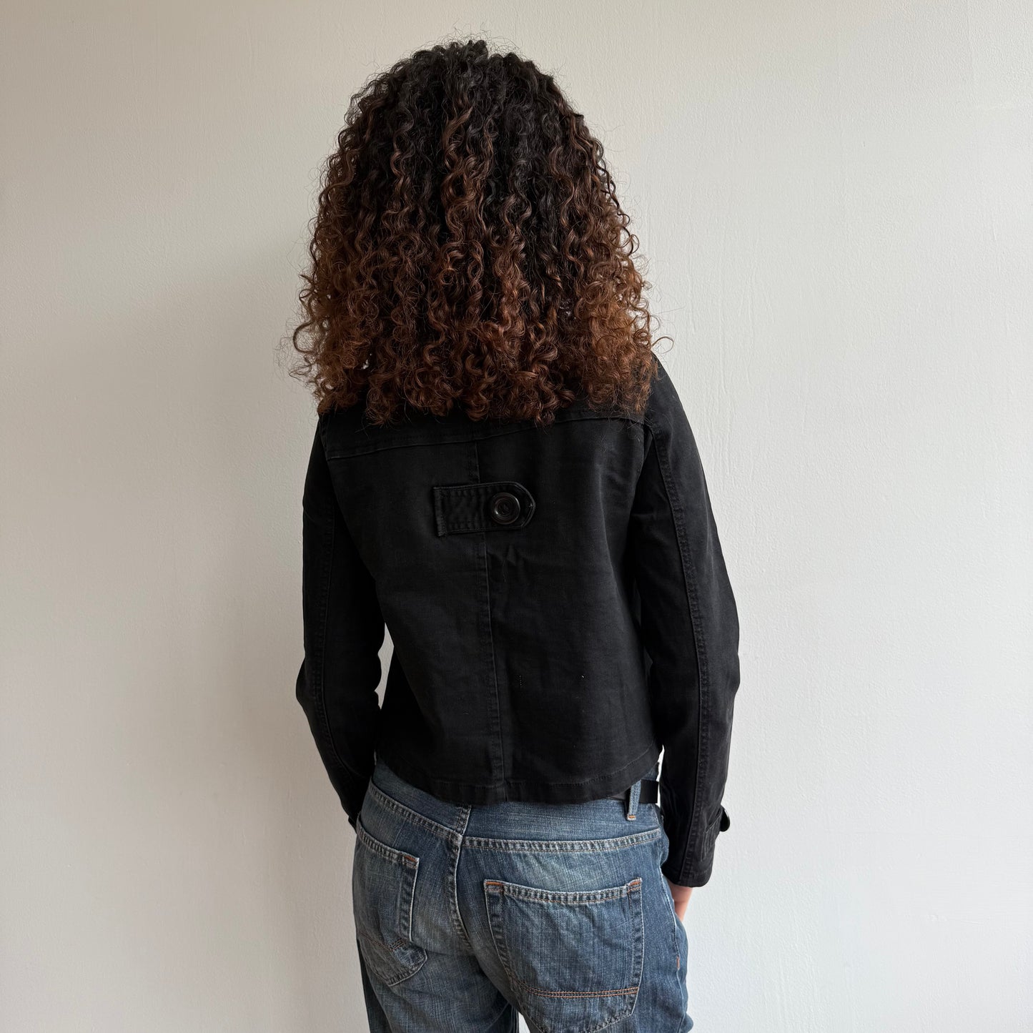 Black peacoat - Size S