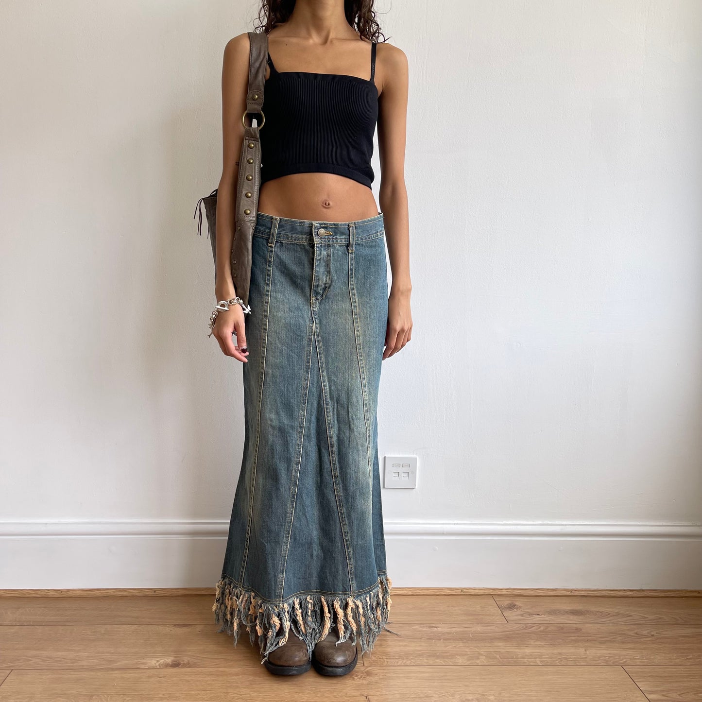 Denim maxi skirt - Size XS