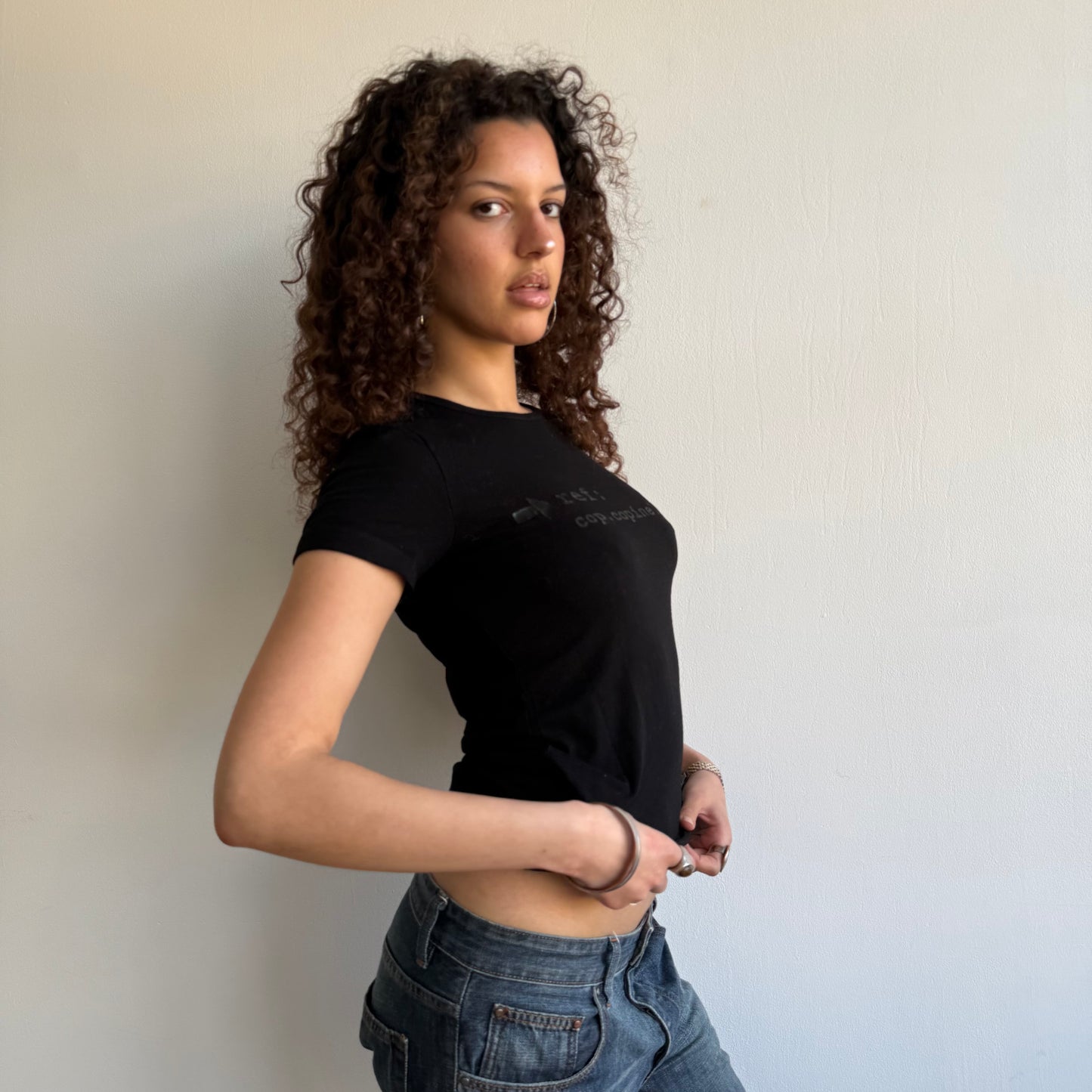 Cop Copine baby tee - Size S/M